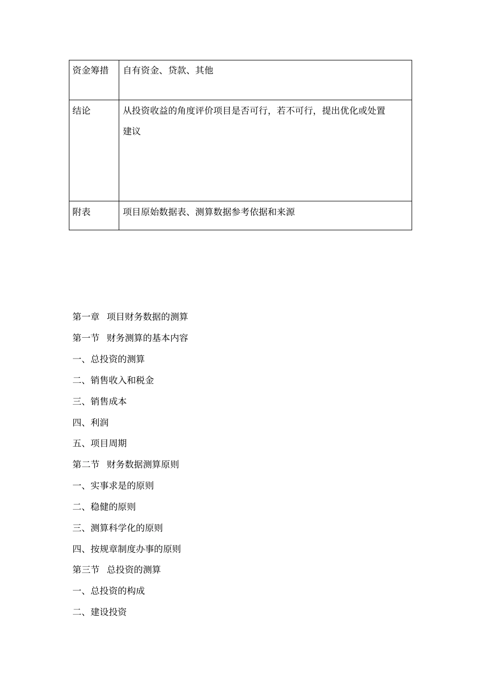 项目投资收益分析报告_第2页