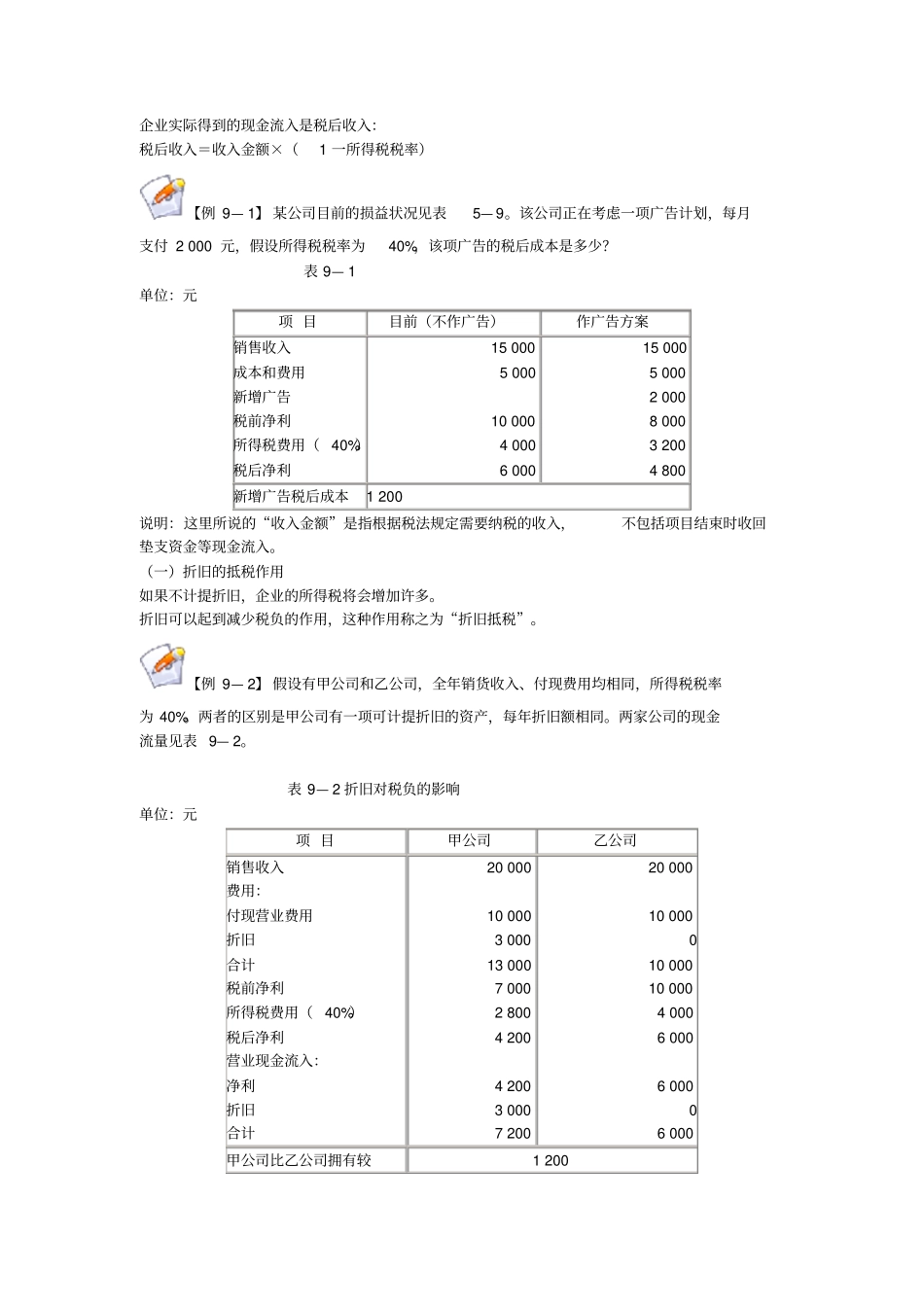 项目现金流和风险评价_第2页