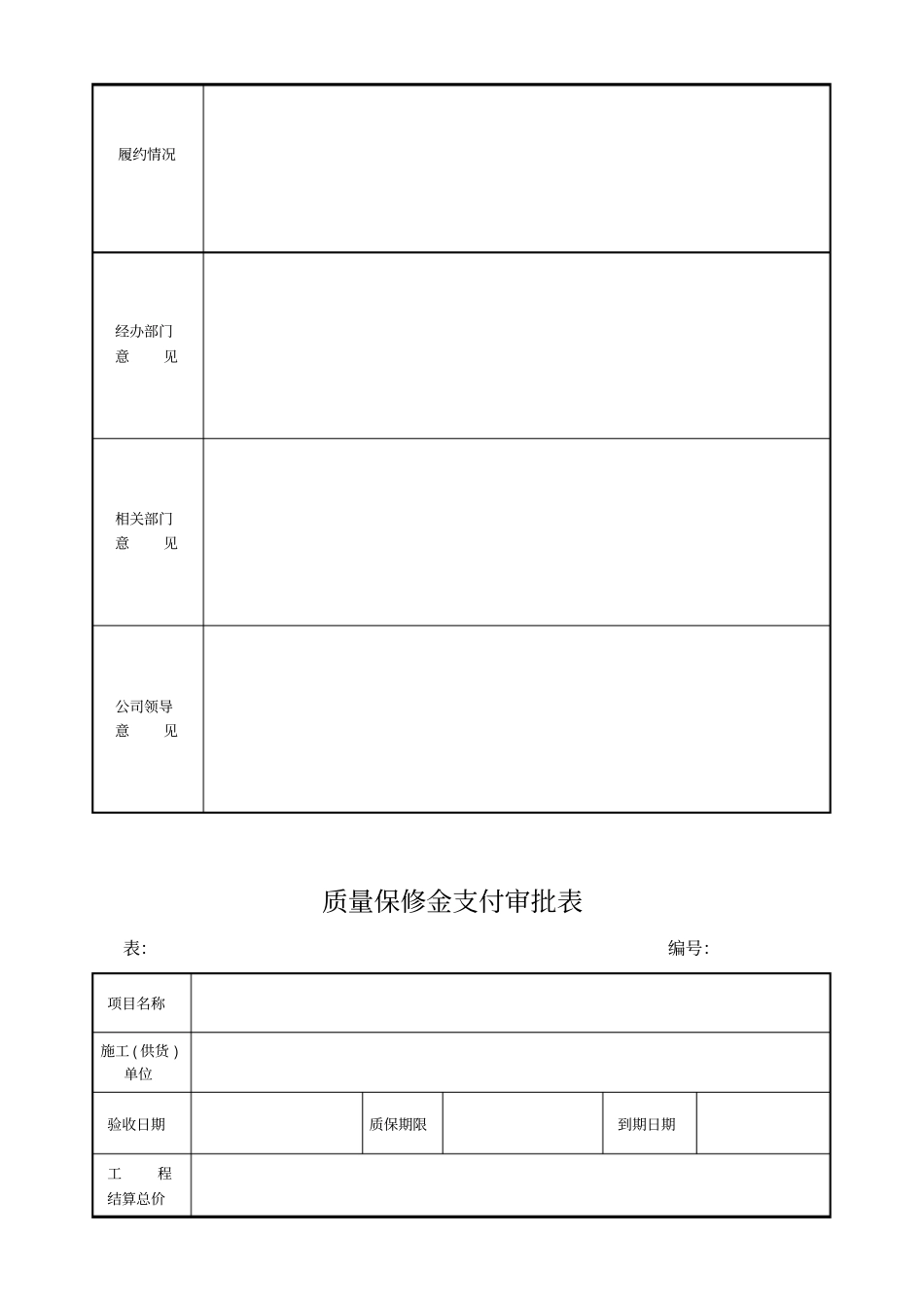 项目资金管理流程及相关表格_第3页