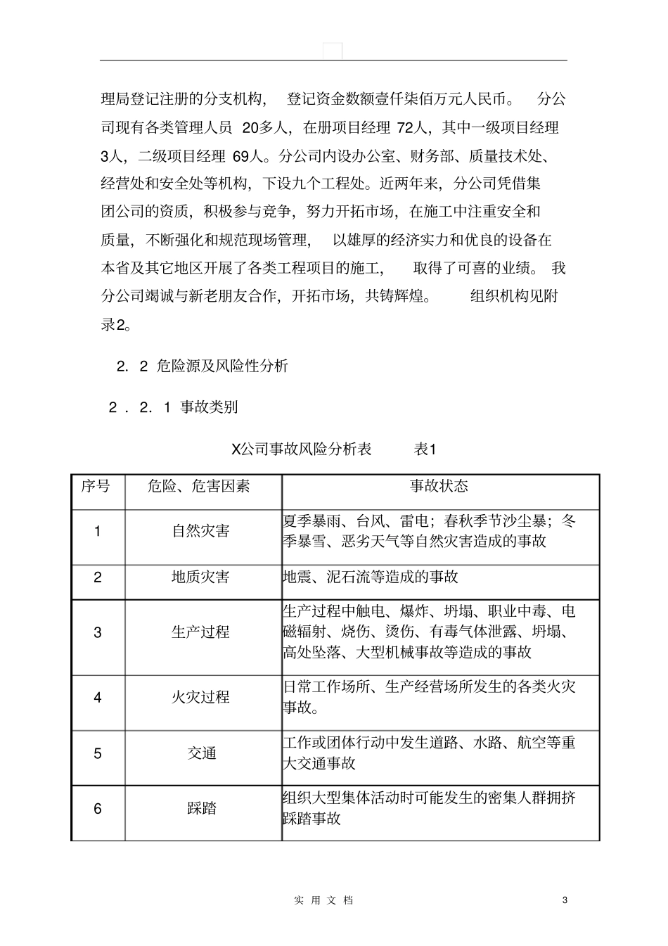 项目部安全生产事故应急预案_第3页