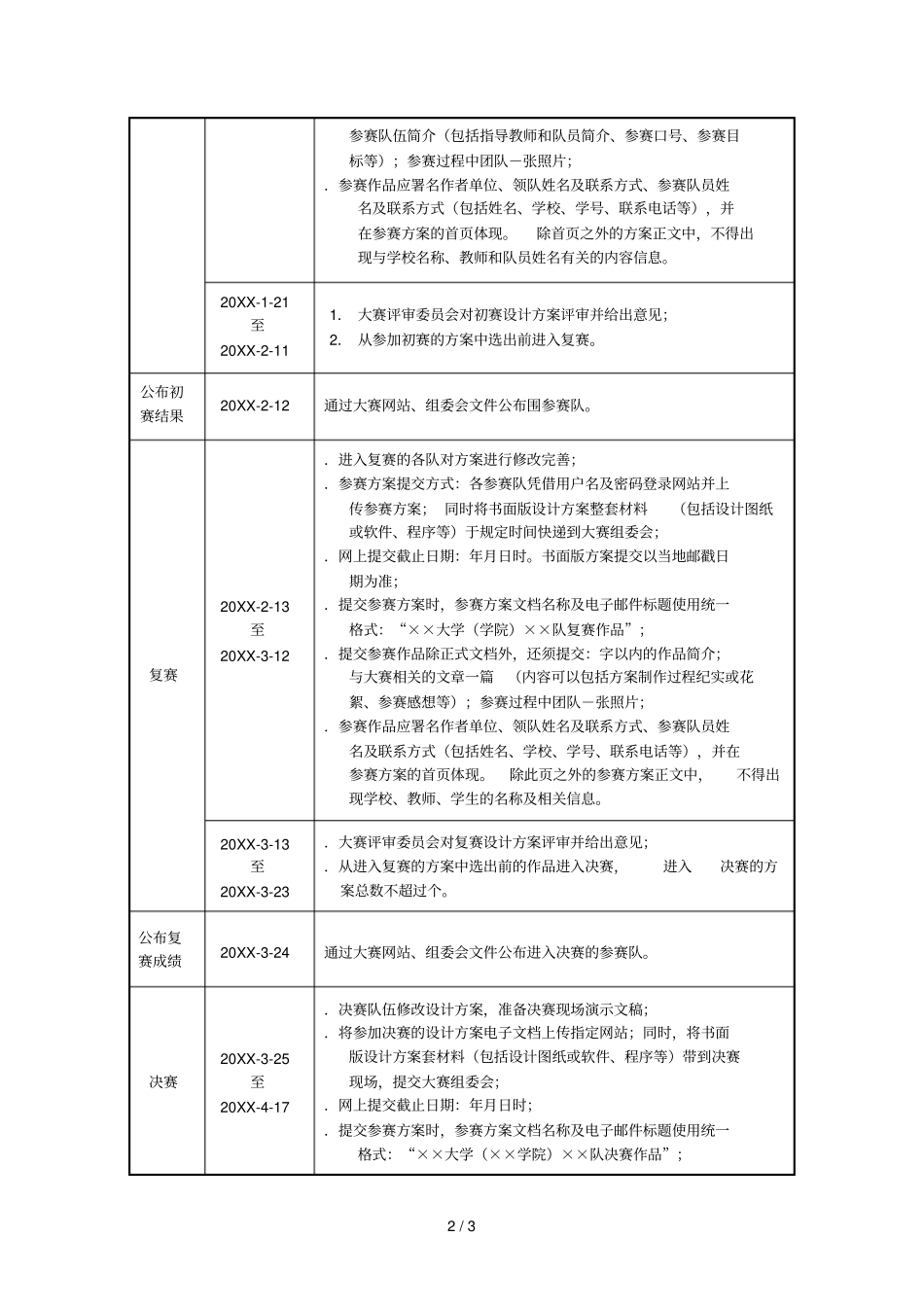 顺丰杯第三届全国大学生物流设计大赛赛程安排及相关要求_第2页