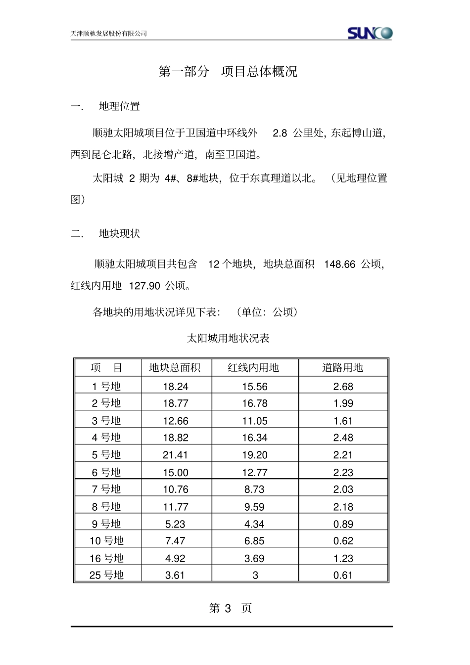 顺驰太阳城二期可行性研究报告_第3页