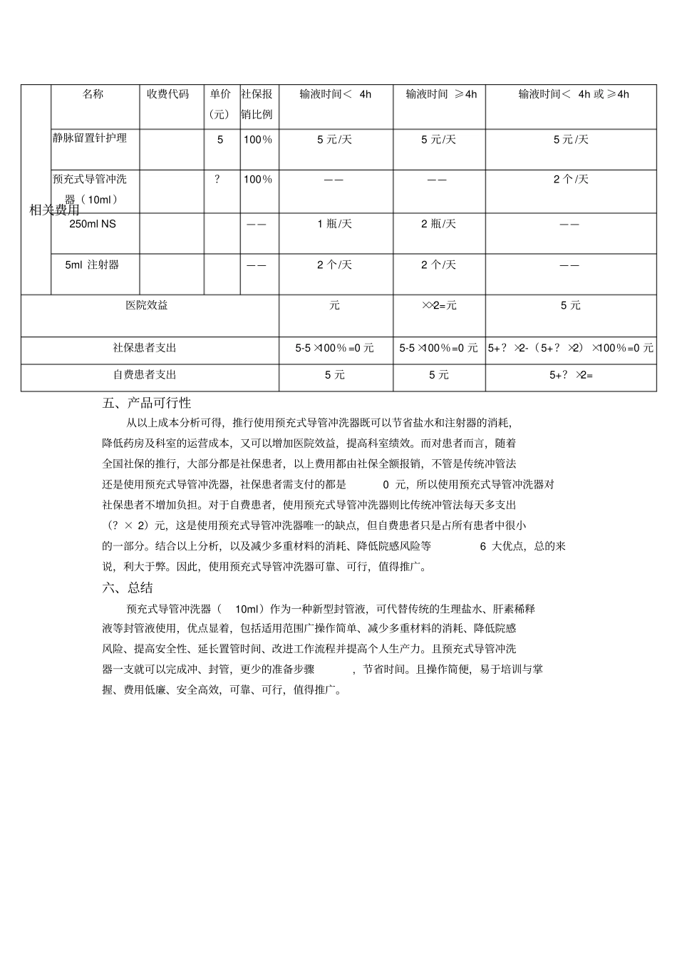 预充式导管冲洗器10ml可行性报告_第2页