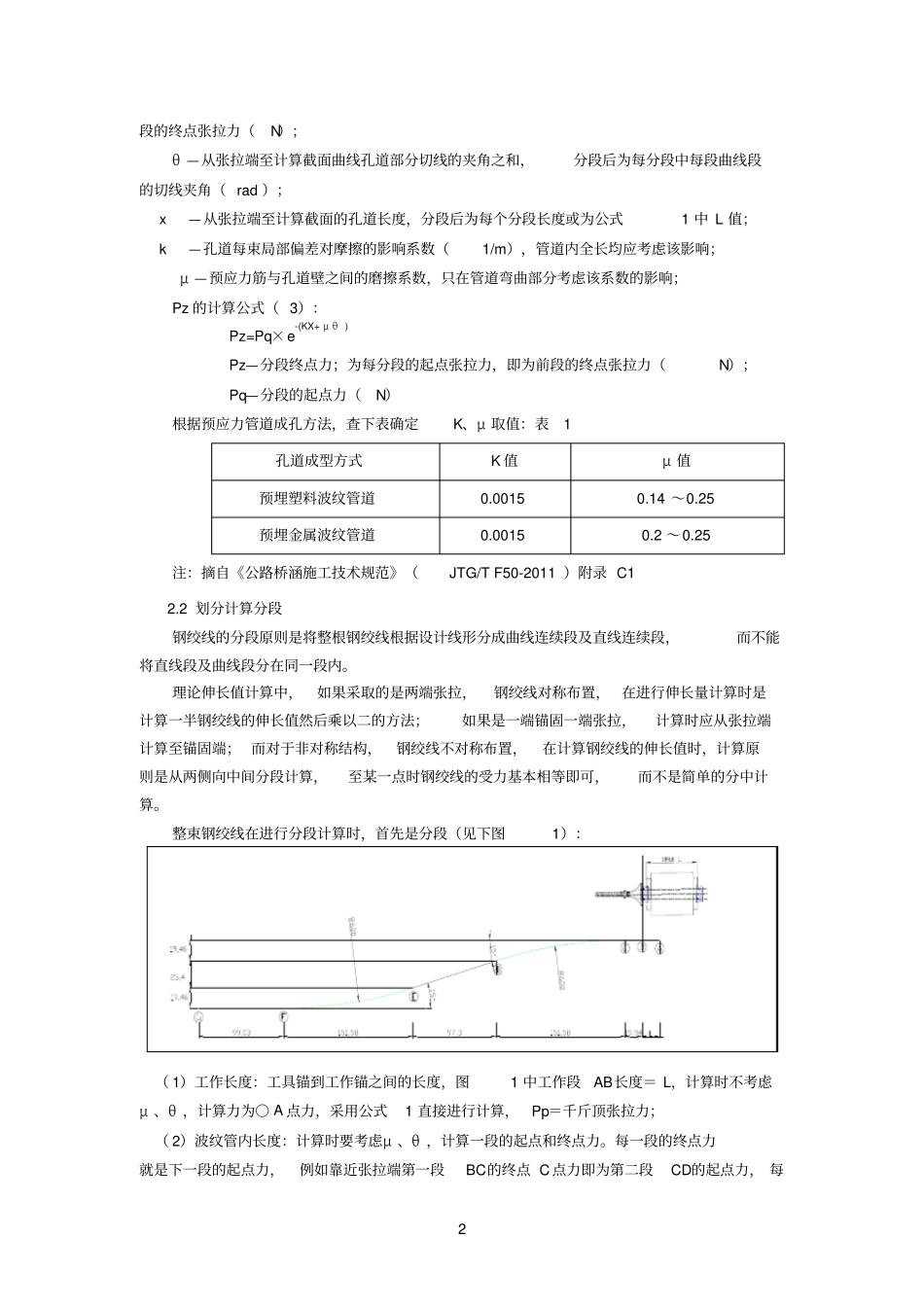 预应力张拉施工技术论文x_第2页