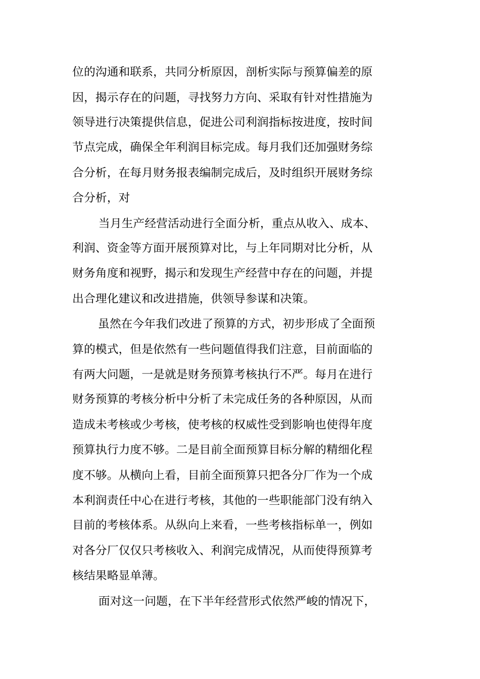 预算管理工作总结_第2页