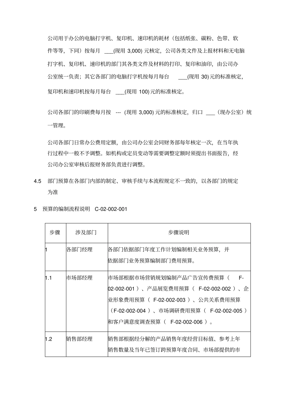 预算编制的基本流程_第3页