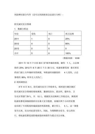 预防墙面瓷砖掉落安全促进项目