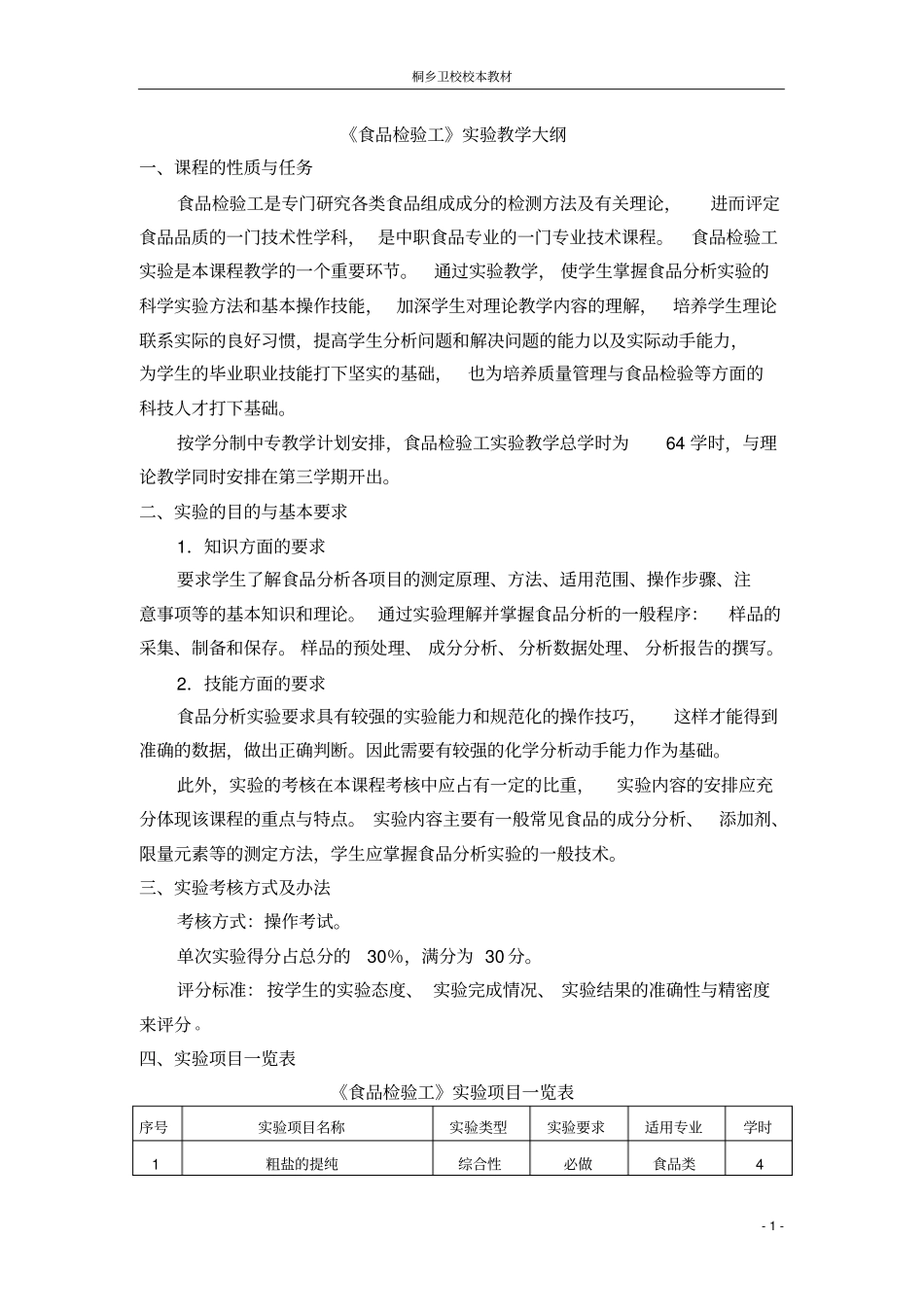 食品专业试验实训_第2页