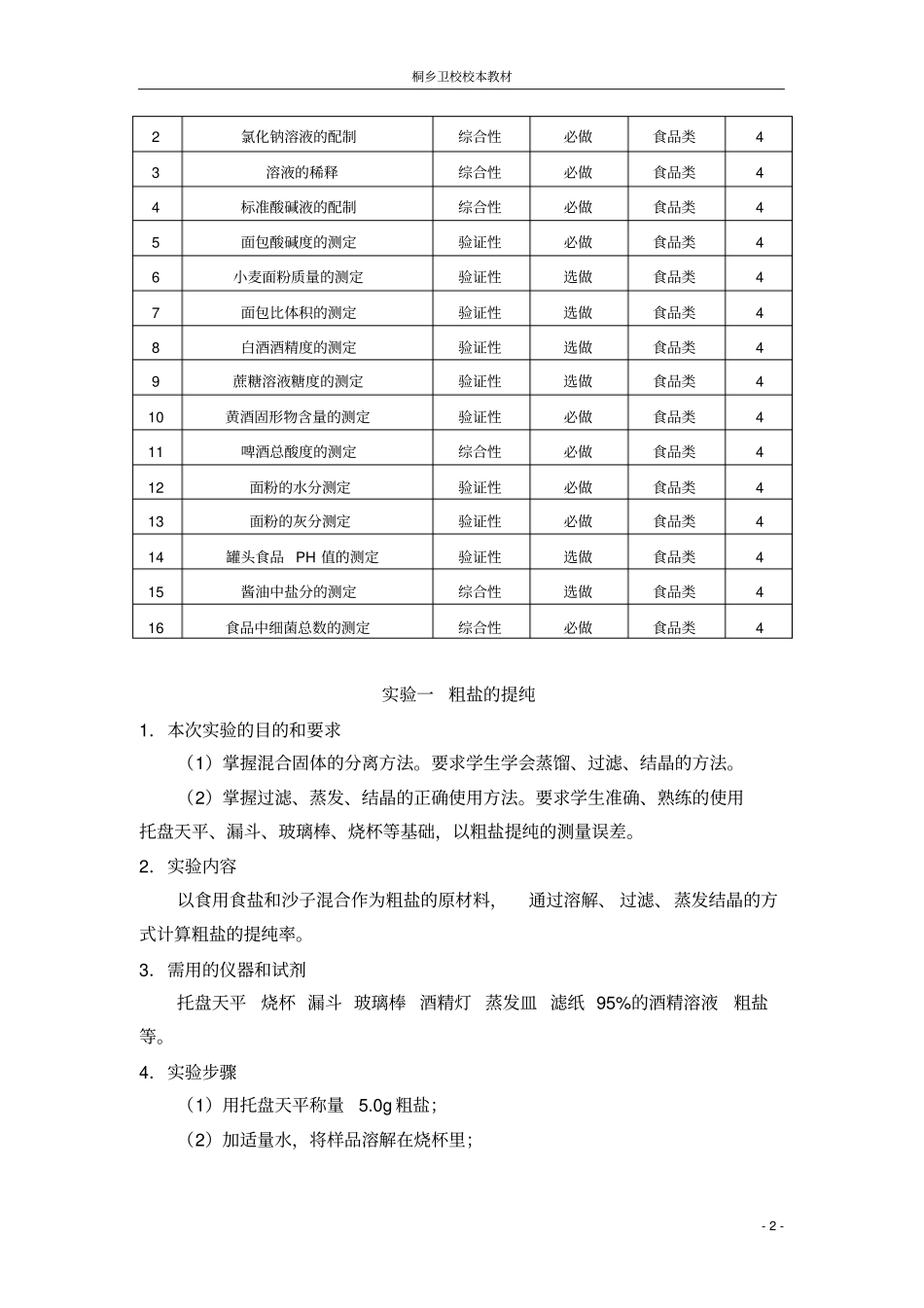 食品专业试验实训_第3页