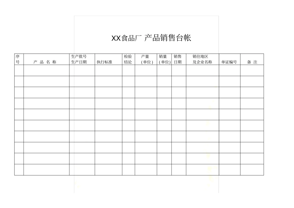 食品厂各种表格_第3页