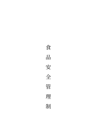 食品安全管理制度食药部门办证用