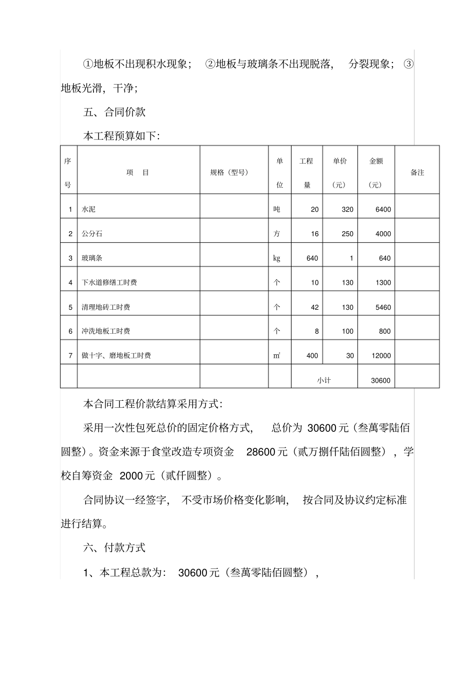 食堂改造合同_第2页