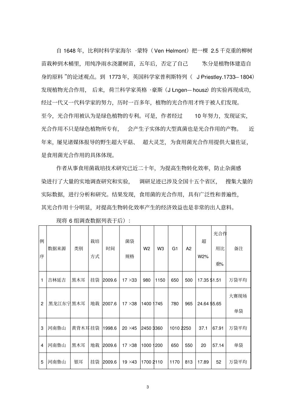 食用菌的光合作用本论文已收入首届中国蕈菌与健康高峰论坛论文集_第3页