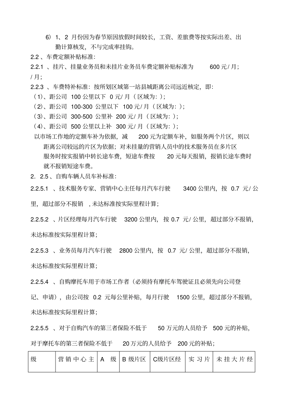 饲料厂业务员考核方案_第3页