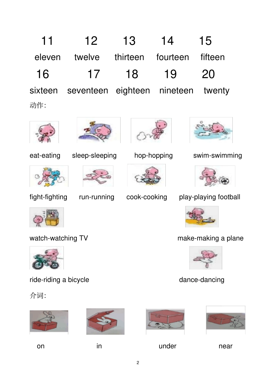 香港朗文1b总结复习,推荐文档_第2页
