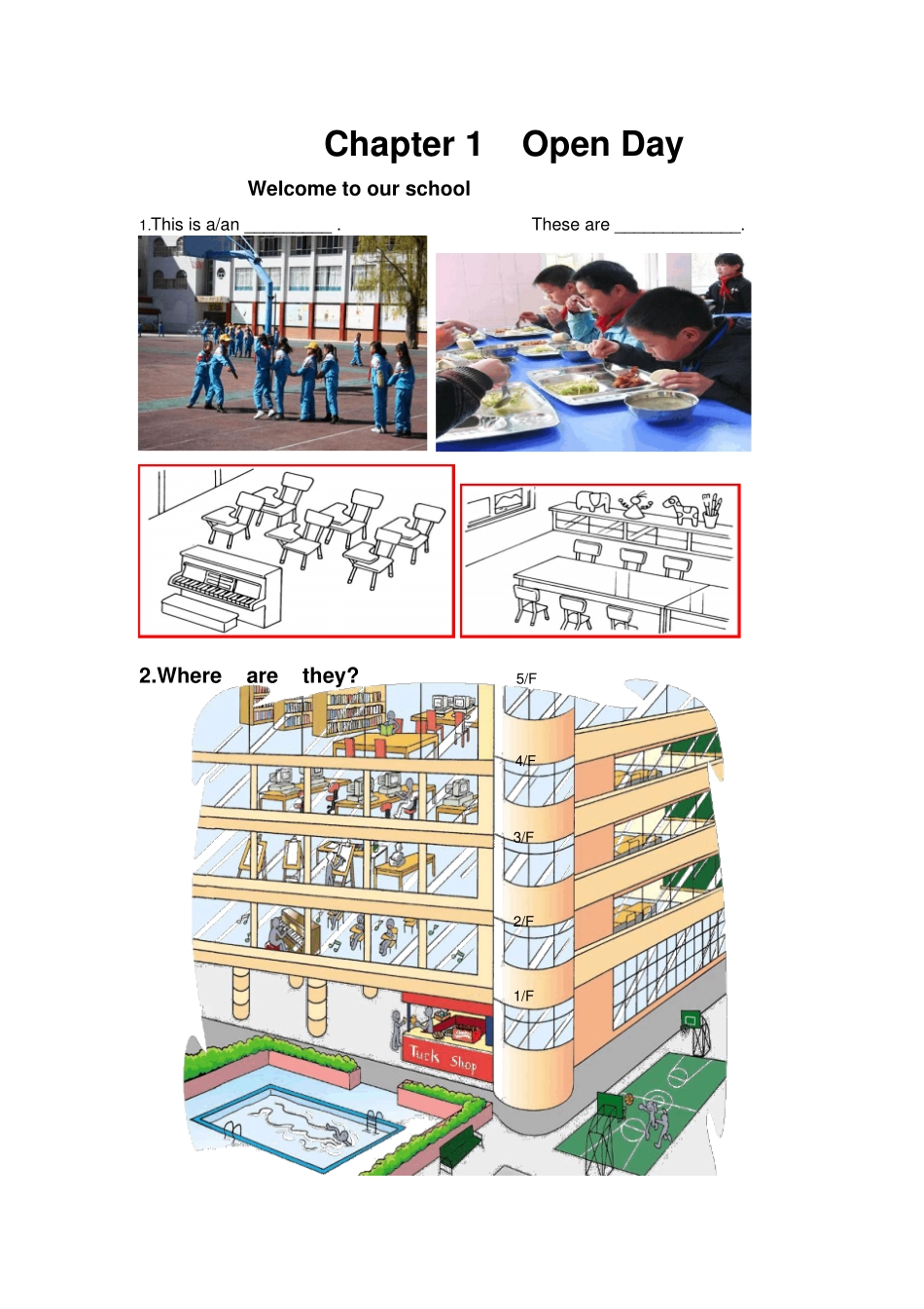 香港朗文英语3B-Chapter--Open-Day_第1页