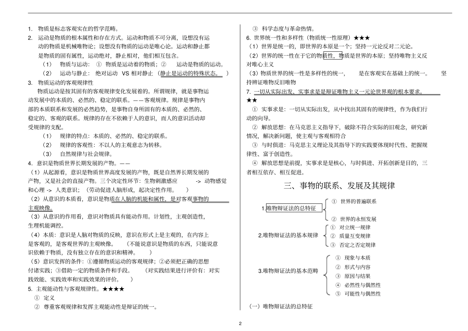 马克思主义哲学原理浓缩版_第2页