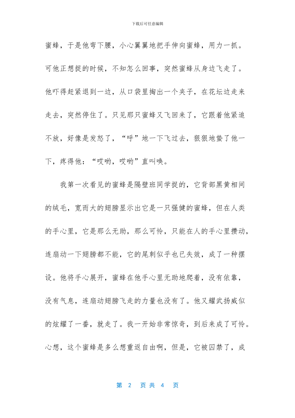 生命的赞歌作文800字_第2页