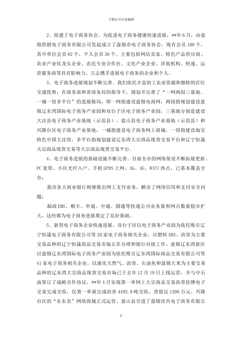 电子商务产业发展调研报告_第2页