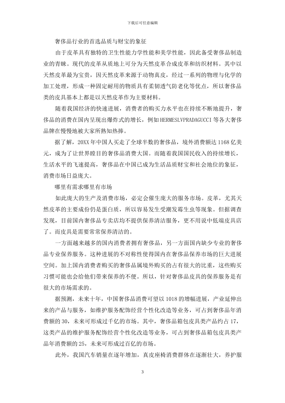 皮具护理店前景_第3页