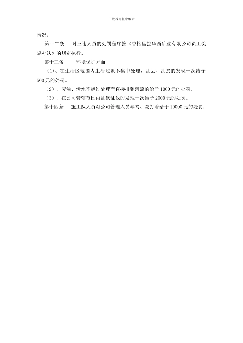 矿山三违处罚办法_第2页