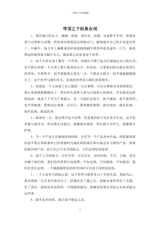 穹顶之下经典台词
