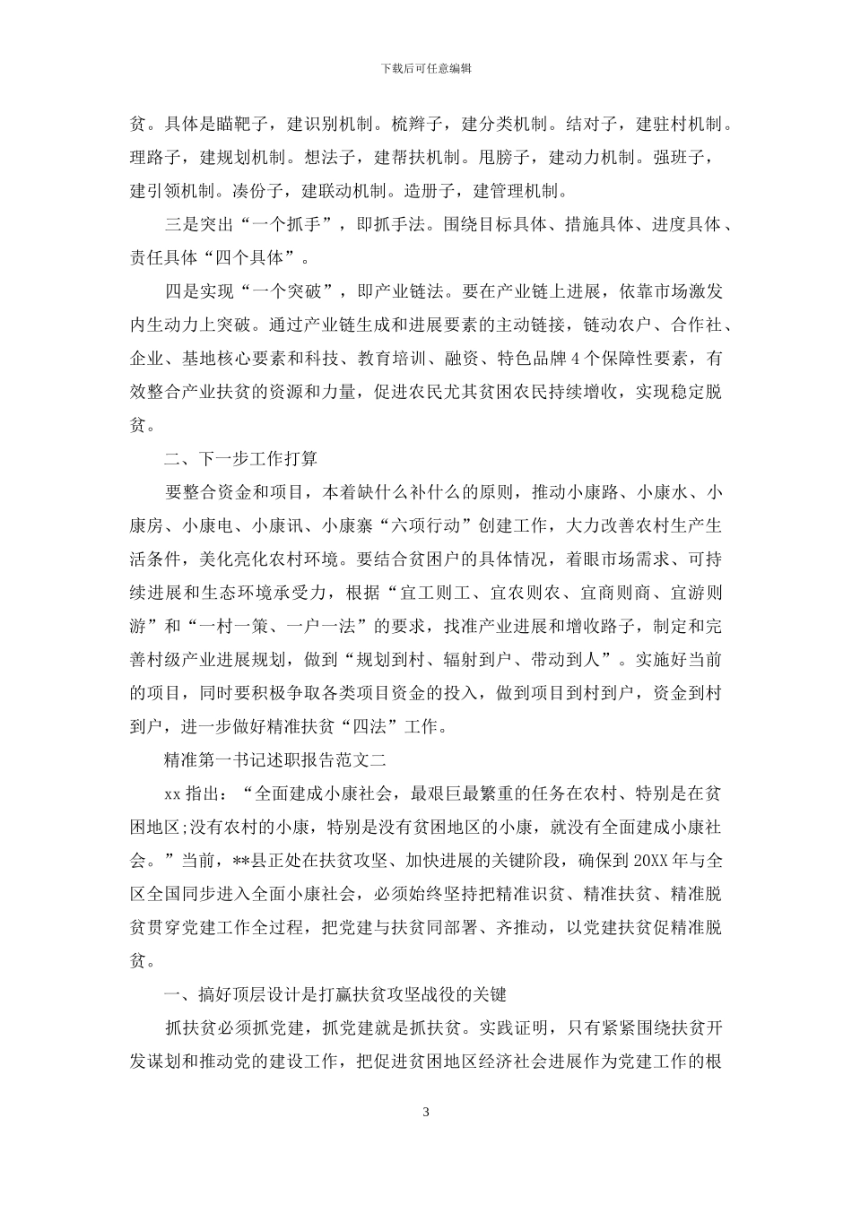 精准第一书记述职报告_第3页