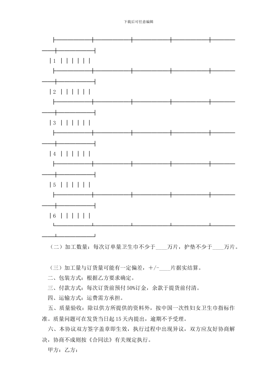 精选加工协议书合集8篇_第2页