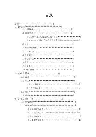电脑公司创业计划书