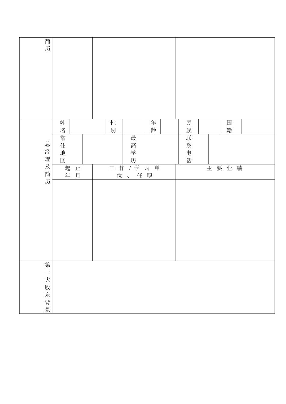 风险投资尽职调查表_第2页