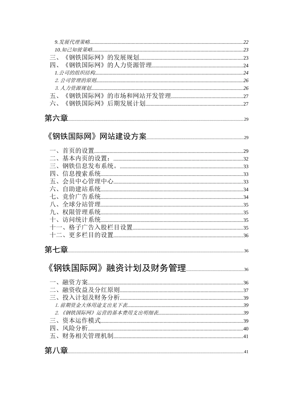 钢铁国际网高商业计划书_第2页