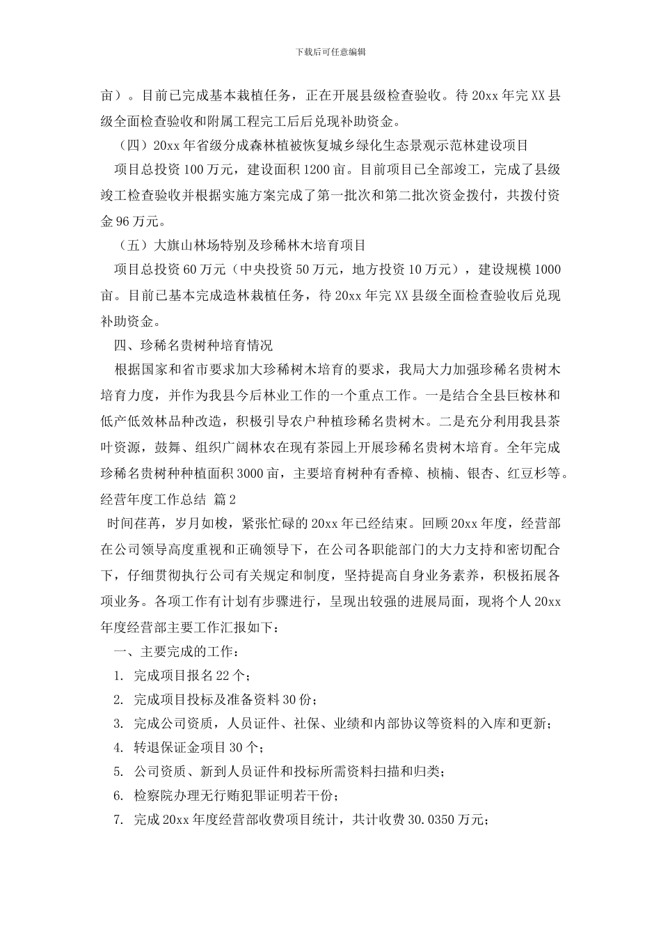 经营年度工作总结四篇_第3页