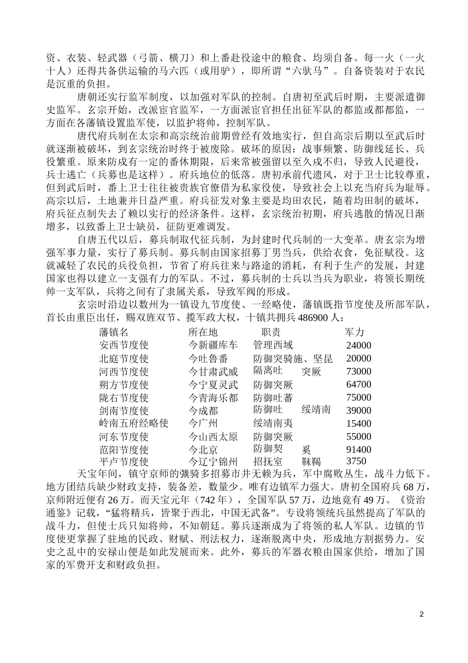 唐朝兵器和军政_第2页