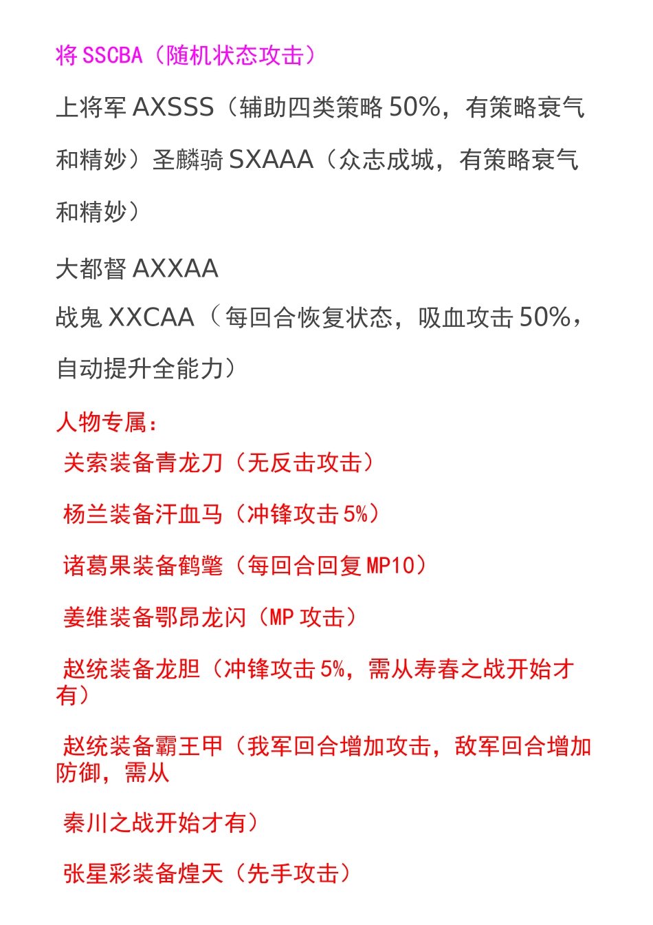 三国志姜维传简体6.1完整版完美攻略_第2页