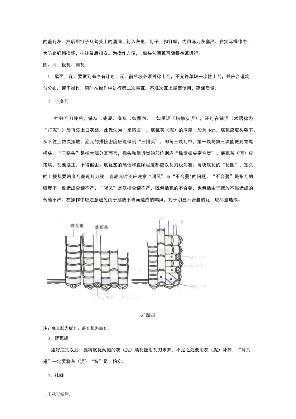 屋面贴瓦施工技术交底大全_第3页