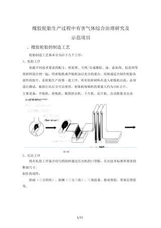 橡胶废气治理项目