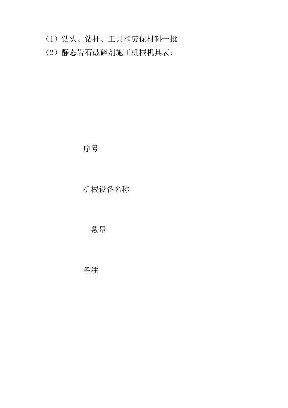 石方破碎施工方案_第3页