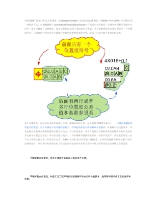 复合位置度标注的理解