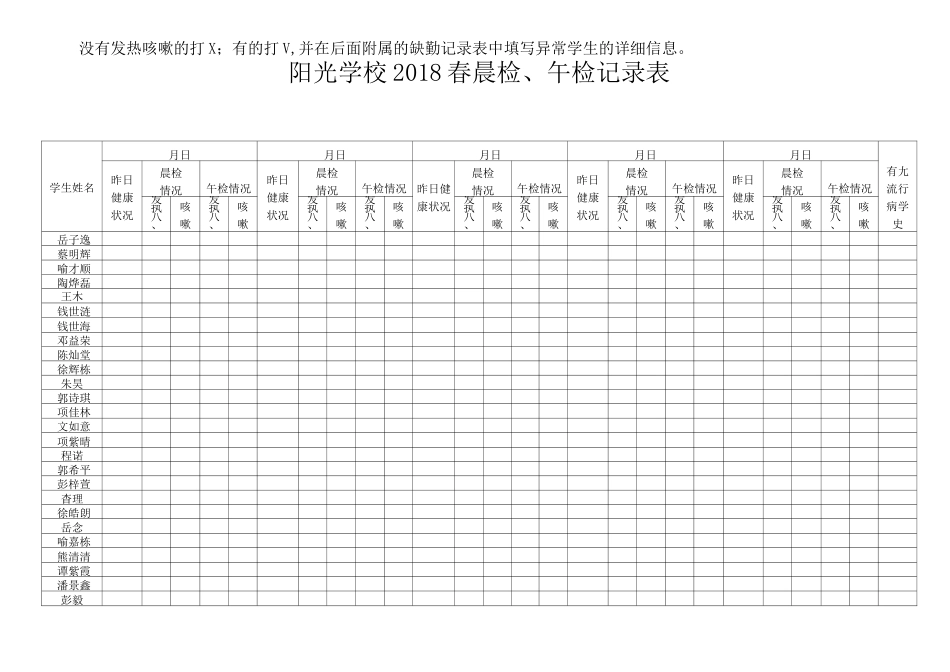 晨午检记录表模板_第3页
