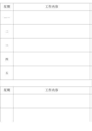周工作日志(每周)