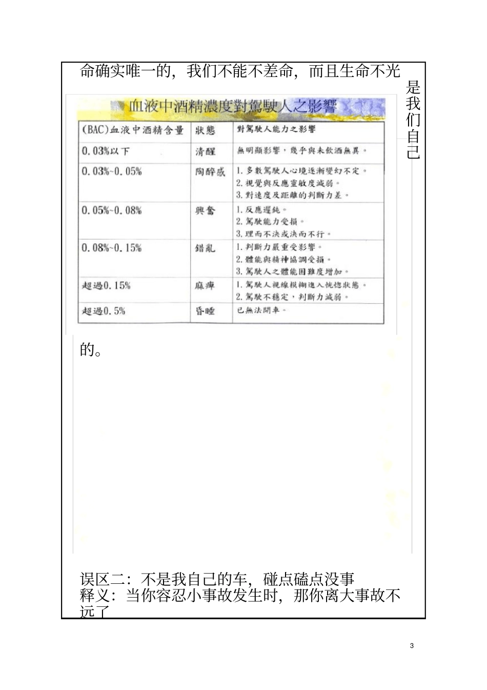 驾驶员安全教育培训记录_第3页