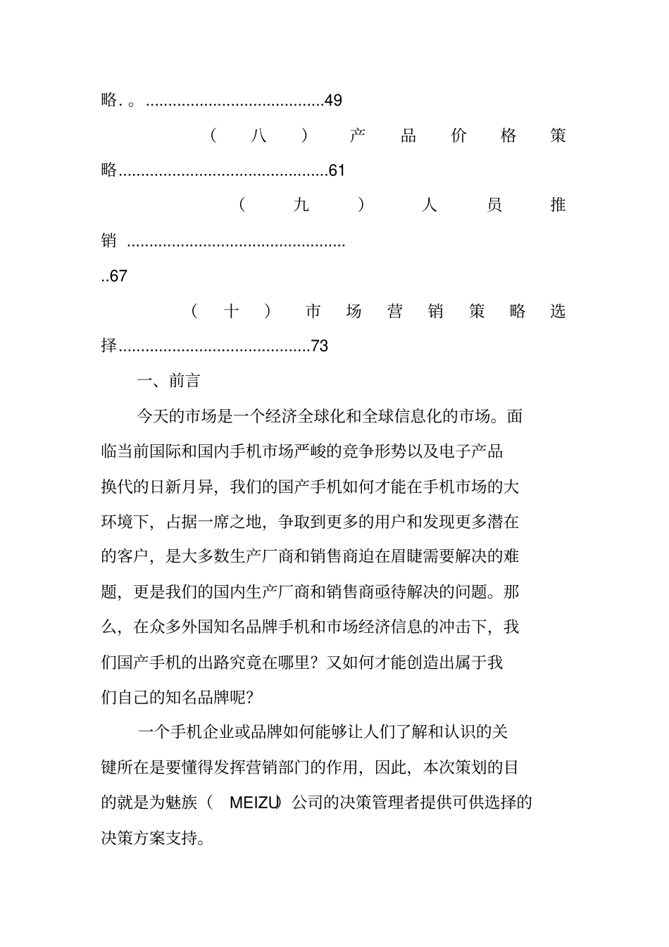 魅族手机场营销策划书_第3页