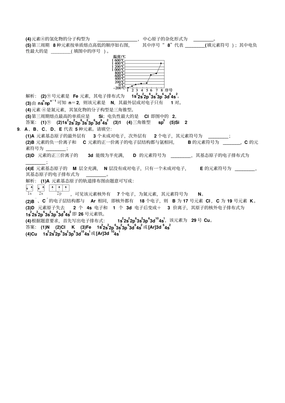 鲁科版高中化学选修三物质结构与性质_第3页
