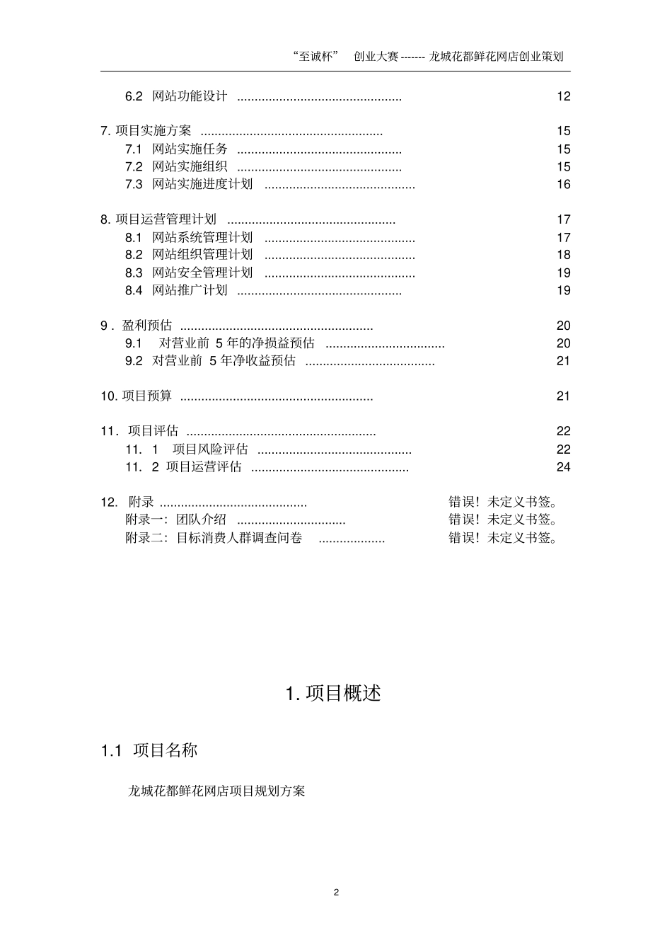 龙城花都-电子商务创业策划_第3页