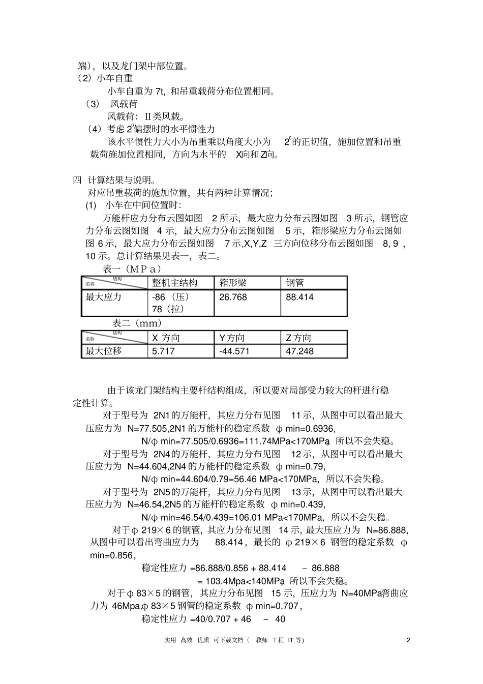 龙门起重机结构设计_第2页