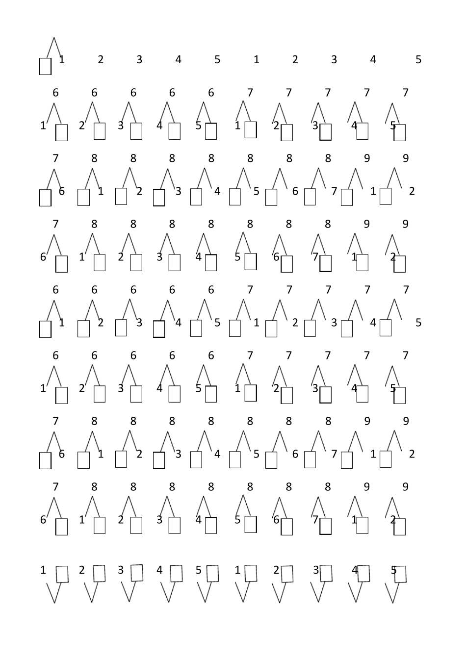 -10以内数的分解与组合练习题_第2页