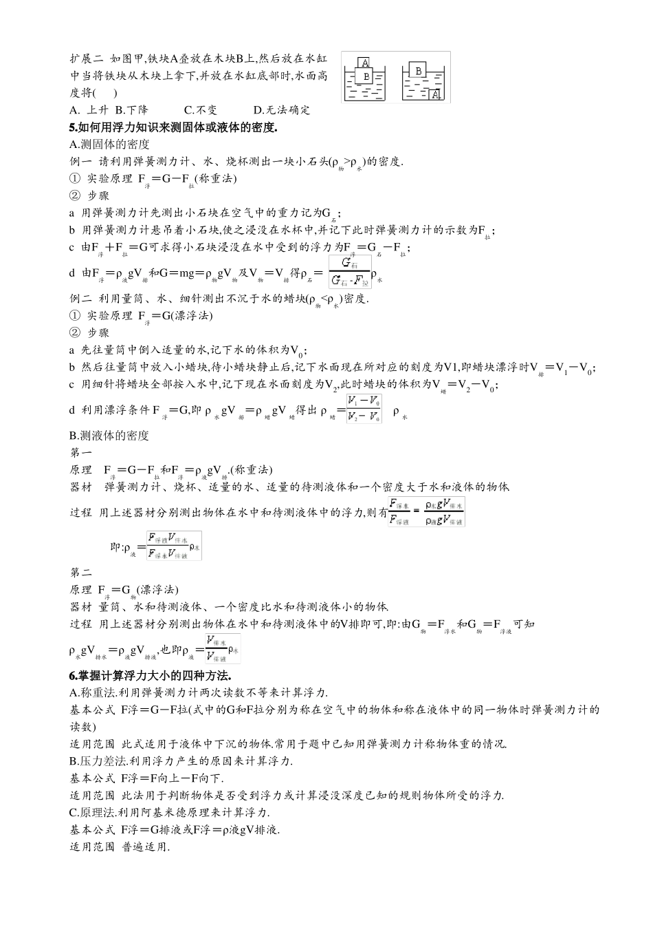 -浮力知识点总结_第2页