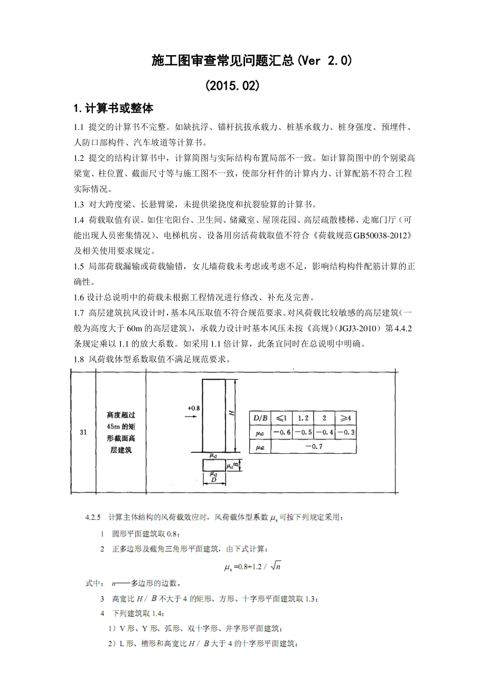 03施工图审查常见问题及与图审甲方沟通问题汇总Ver0_第1页