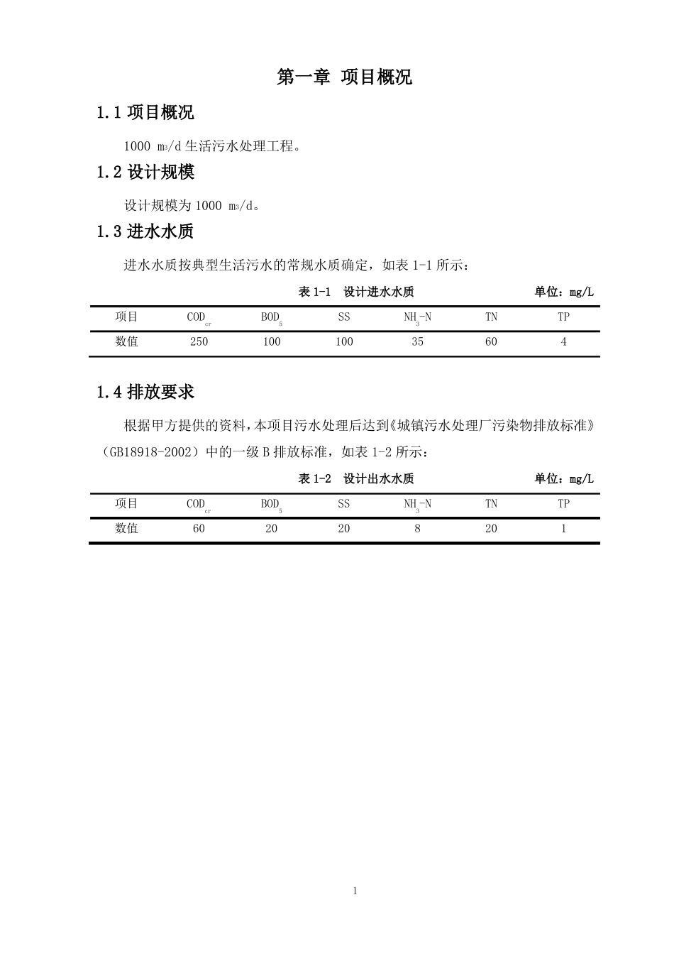 1000吨生活污水处理设计_第2页