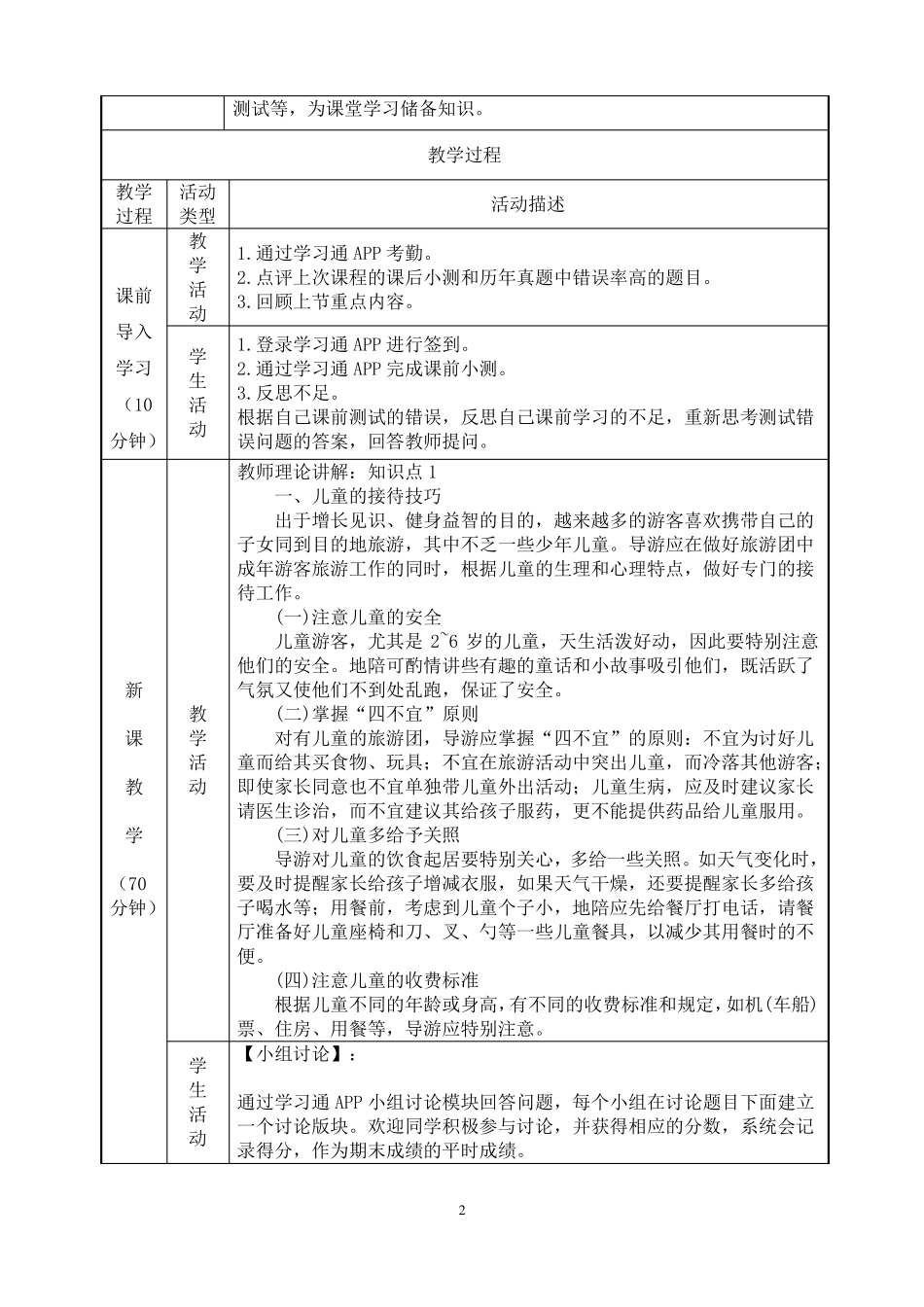 106导游接待重点游客的技巧教案【导游业务第五版】_第2页